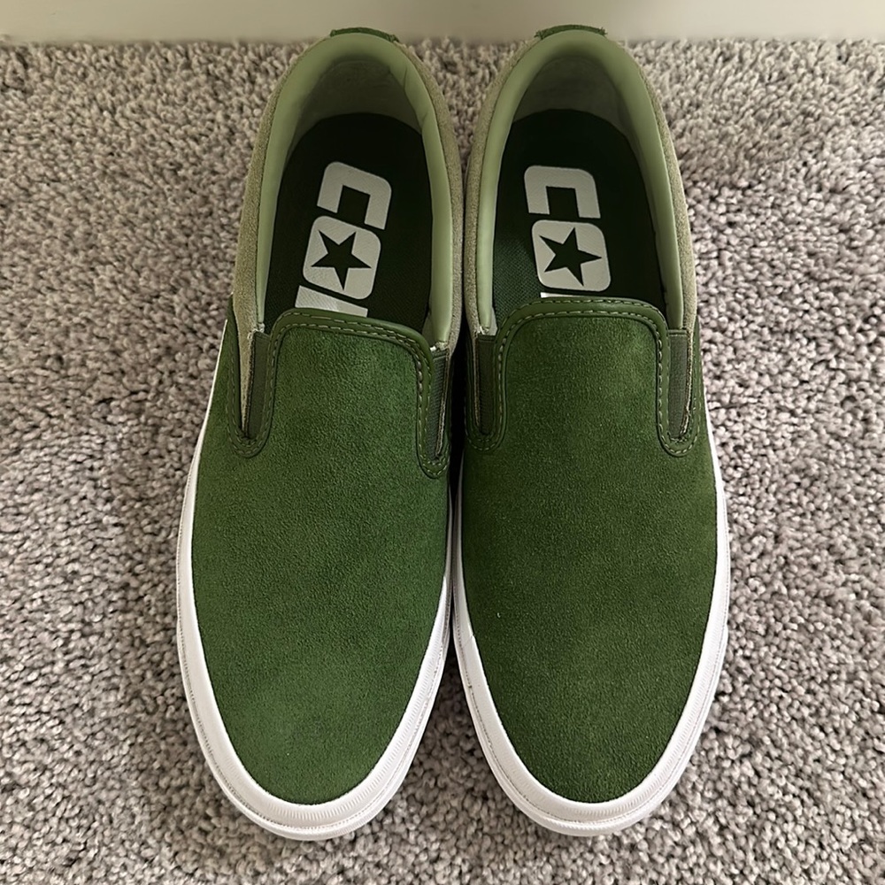 Converse One Star CC Pro Slip Cons Low ‘Cypress Green,’ US Men’s 7.5. No tag/box